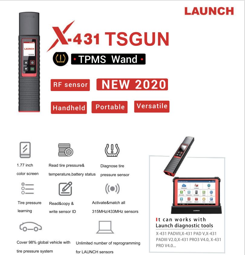 LAUNCH X431 TSGUN イントロダクション