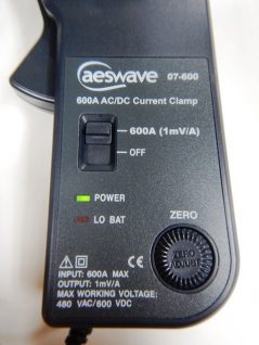 大電流クランプ　600A　バナナプラグ仕様