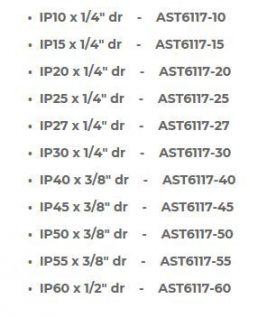 AST社製　トルクスプラス　ビット１１個セット　AST6117