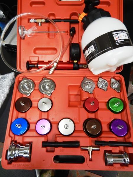 クーラント　エアー抜き用圧送ポンプ　セット