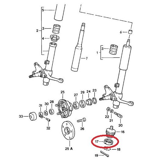 ポルシェ 930/914 フロントロアアームボールジョイント　リングナット脱着工具