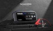 バッテリー充電器(パワーサプライモード付) TOPDON Tornado30000 6V/12V/24V対応 エーミング作業時に