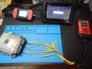 ベンツ W222 S400 エンジンコンピュータ クローン作製 by IMMO PAD & X-PROG3