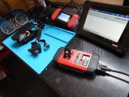 BMW E71 X6 スペアキー作成 ベンチ