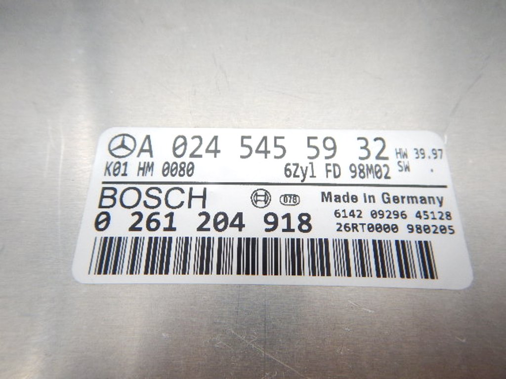 ベンツ W463 リビルトエンジンコンピュータ データ転送 BOSCH ME2.0  0245455932 / 0261204918