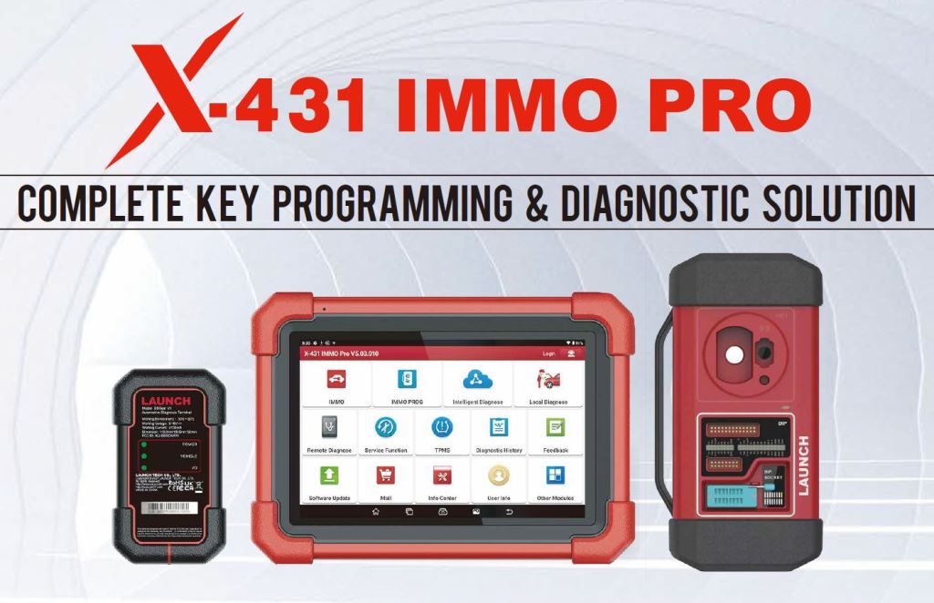 キープログラマーセット LAUNCH X431 IMMO PRO（イモプロ）& X-PROG3（エックスプロジースリー）