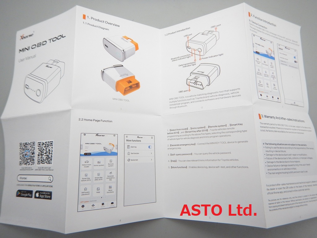 最新デバイス Xhorse FT-OBD TOOL トヨタ専用　新品　キープログラマー