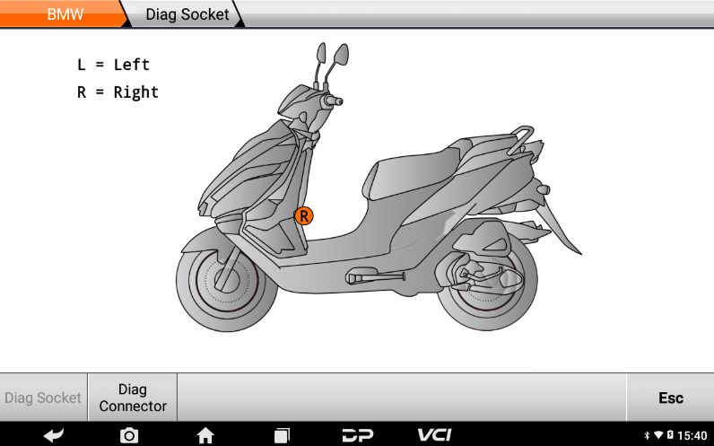 バイク専用診断テスター OBDSTAR ISCAN BMW（アイスキャン ビーエムダブリュー）