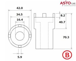 ベンツ用 グルーブナット ソケットセット