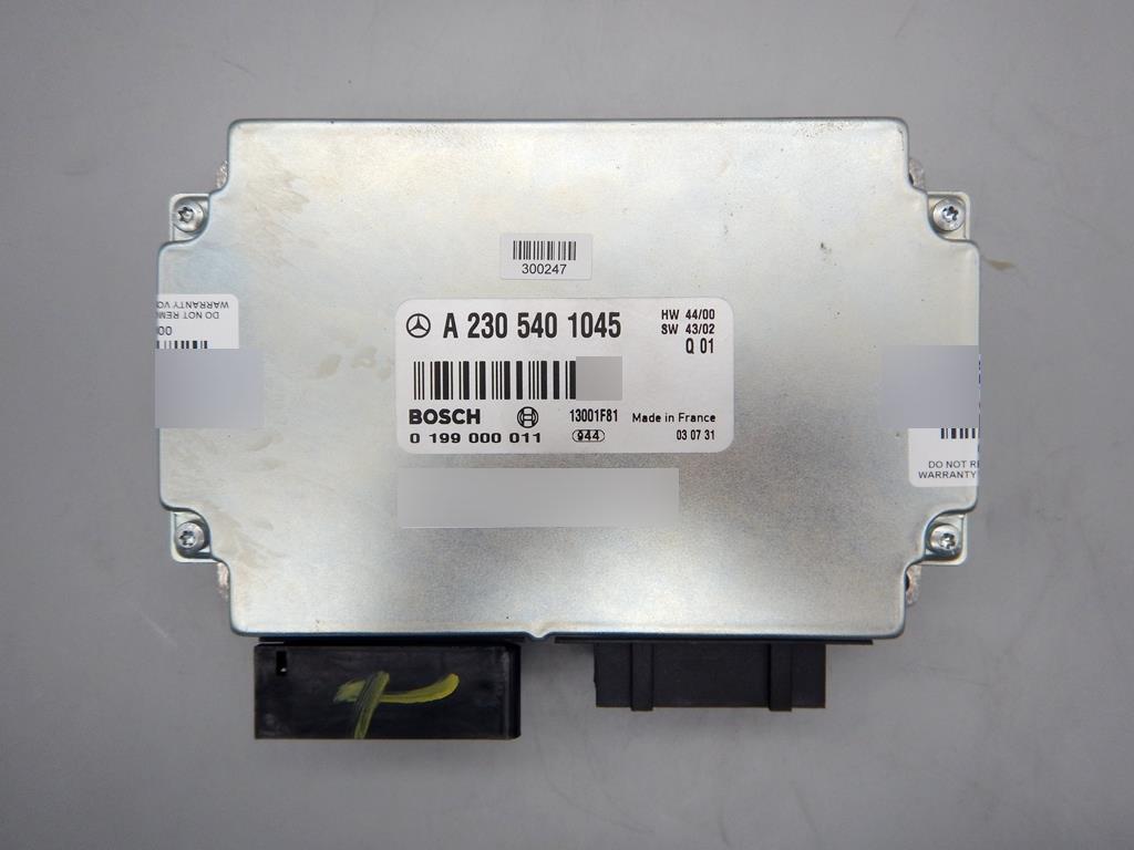 2003年 ベンツ R230 SL350 バッテリーコントロールモジュール 現品修理