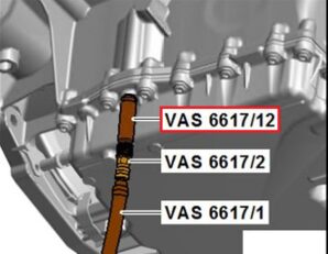 VW アウディー 6速 / 7速 DSG オイル充填アダプター VAS6617/12