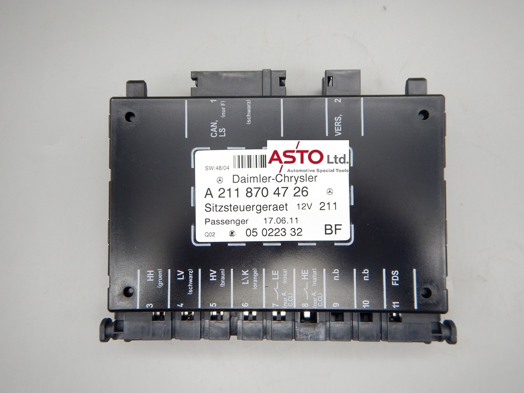 2002年 ベンツ W463 G500 パワーシートコントロールユニット 純正新品 2118204726 / 2118200226