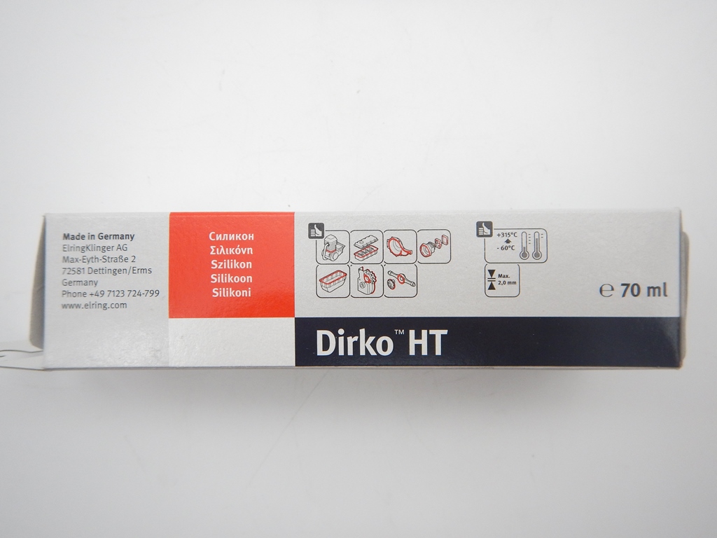 elring製 液体ガスケット Dirko HT　耐熱温度 －60℃～315℃