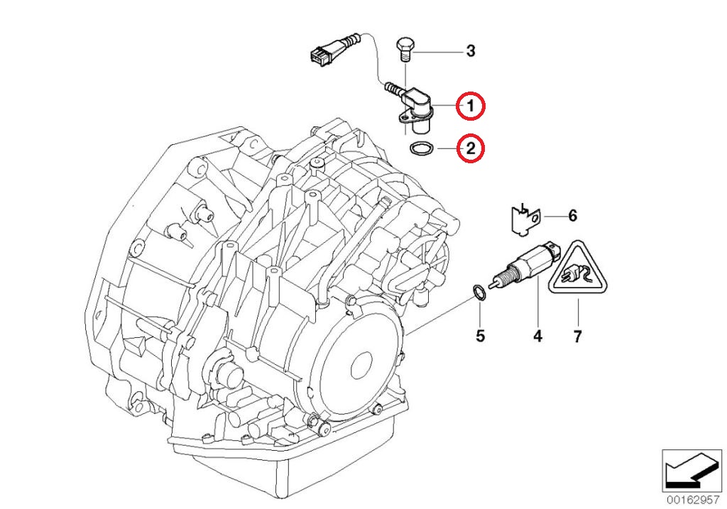 BMW MINI R50 / R52 CVT スピードセンサー　24357518732