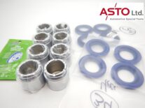 ポルシェ 991 GT3 他 4ポット リアキャリパー リビルトキット（ステンレススチールピストン & 高温耐熱ブーツ）