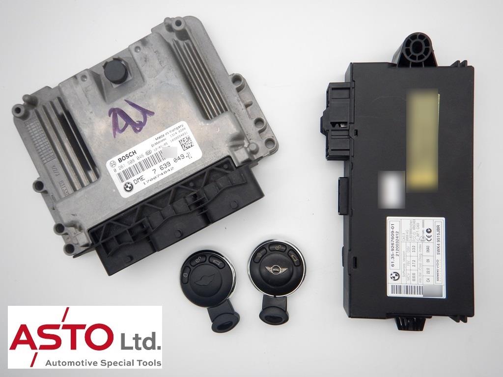 全キー紛失 BMW / MINI CAS3 / CAS3+ / CAS3++ キー作成（スライドキー溝カット込み）