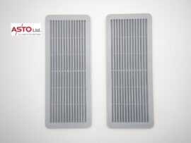 ベンツ W140 他 サンルーフベントグリル ライトグレー 2個セット