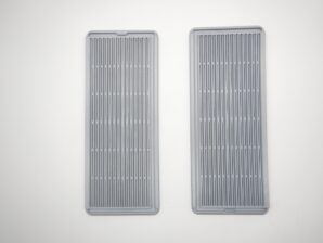 ベンツ W140 他 サンルーフベントグリル ライトグレー 2個セット