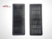 ベンツ W140 他 サンルーフベントグリル ブラック 2個セット