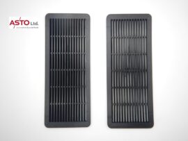 ベンツ W140 他 サンルーフベントグリル ブラック 2個セット