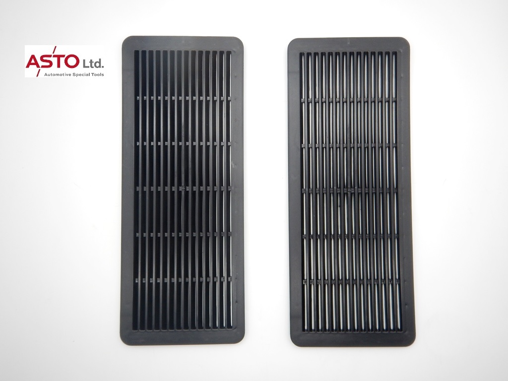 ベンツ W140 他 サンルーフベントグリル ブラック 2個セット