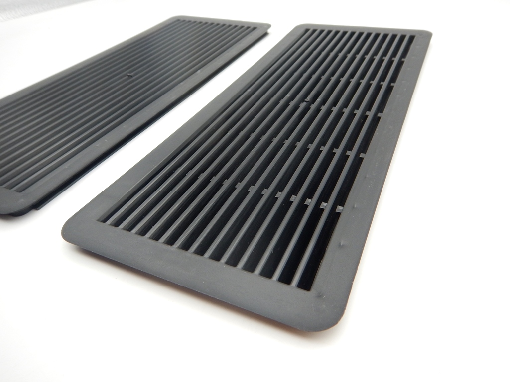 ベンツ W140 他 サンルーフベントグリル ブラック 2個セット