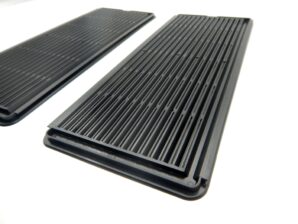 ベンツ W140 他 サンルーフベントグリル ブラック 2個セット