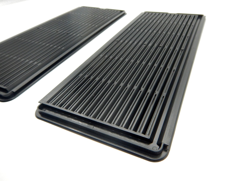 ベンツ W140 他 サンルーフベントグリル ブラック 2個セット