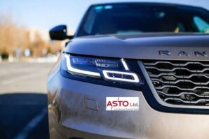 ランドローバー ヴェラール 右ヘッドライト デイライトターンシグナルモジュール