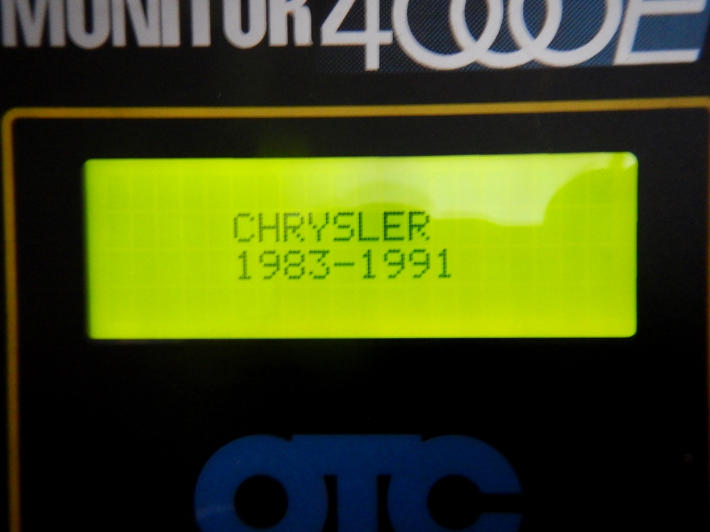 OTC MONITOR 4000E 古いアメ車専用 診断テスター セット