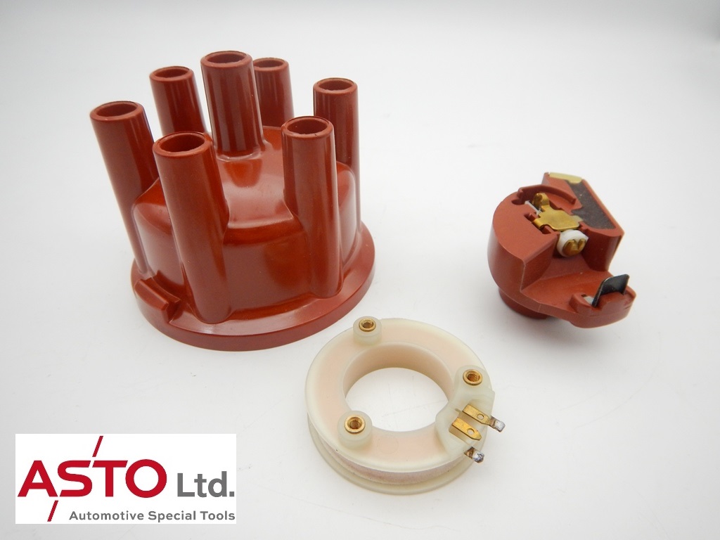 ポルシェ 911SC イグニッションディストリビュータ キャップ / ローター / パルスジェネレータ セット