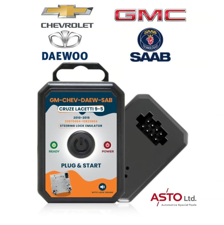 サーブ 9-5 ステアリングロック エミュレータ 2010年～2012年