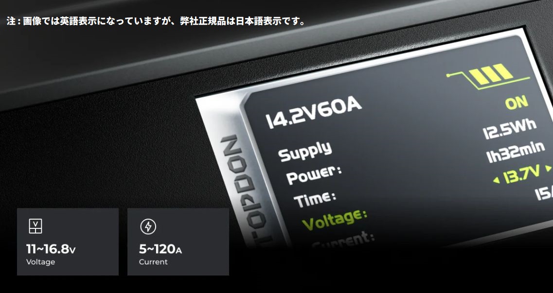 正規品 日本語版 安定化電源ユニット TOPDON TORNADO120000 (T120A) トップドン ティーイチニーマルエイ