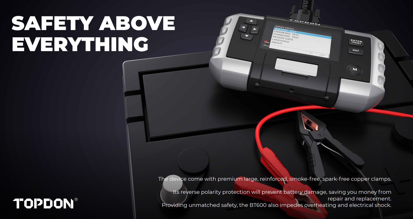 正規品 日本語版 バッテリーテスター TOPDON TB600(トップドンティービーロッピャク)