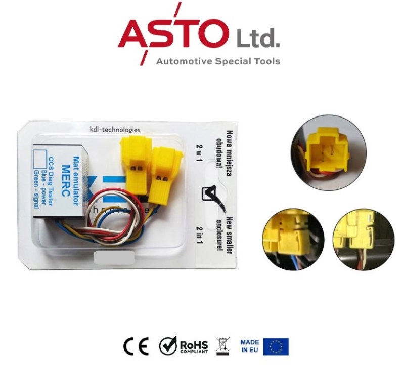 ベンツ 着座センサー & シートベルトバックル 故障診断用 エミュレータ W221 / C216