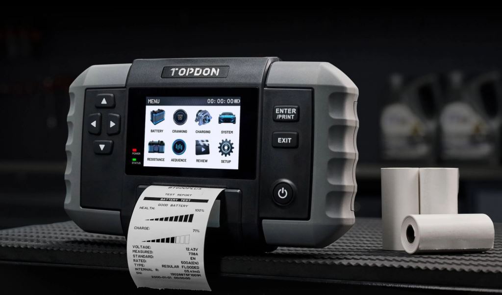 正規品 日本語版 バッテリーテスター TOPDON BT600 Plus（トップドンビーティーロッピャクプラス）