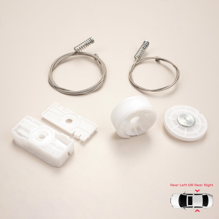 ポルシェ 996 クーペ & コンバーチブル リアクオータ P/W レギュレータリペアキット