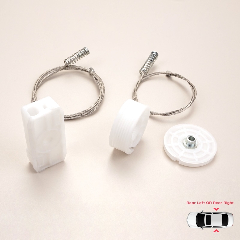 ポルシェ 996 クーペ & コンバーチブル リアクオータ P/W レギュレータリペアキット
