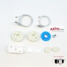 ポルシェ 997 クーペ & コンバーチブル リアクオータ P/W レギュレータリペアキット